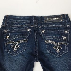 Rock Revival Johanna Skinny Jeans Size 27